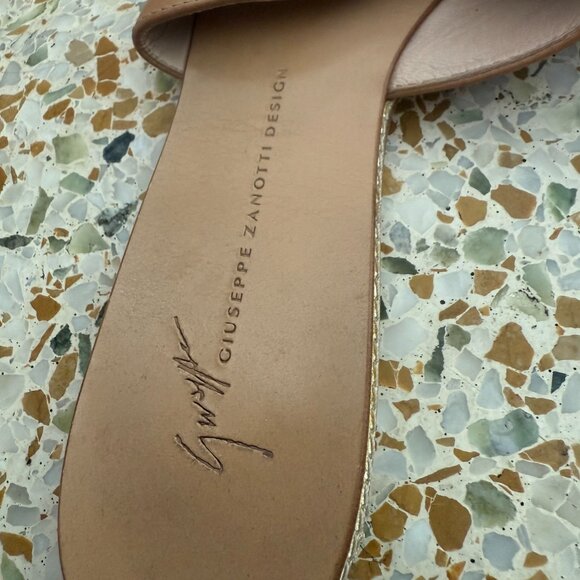 Giuseppe Zanotti brown jeweled sandals size 40.5 - Picture 4 of 7